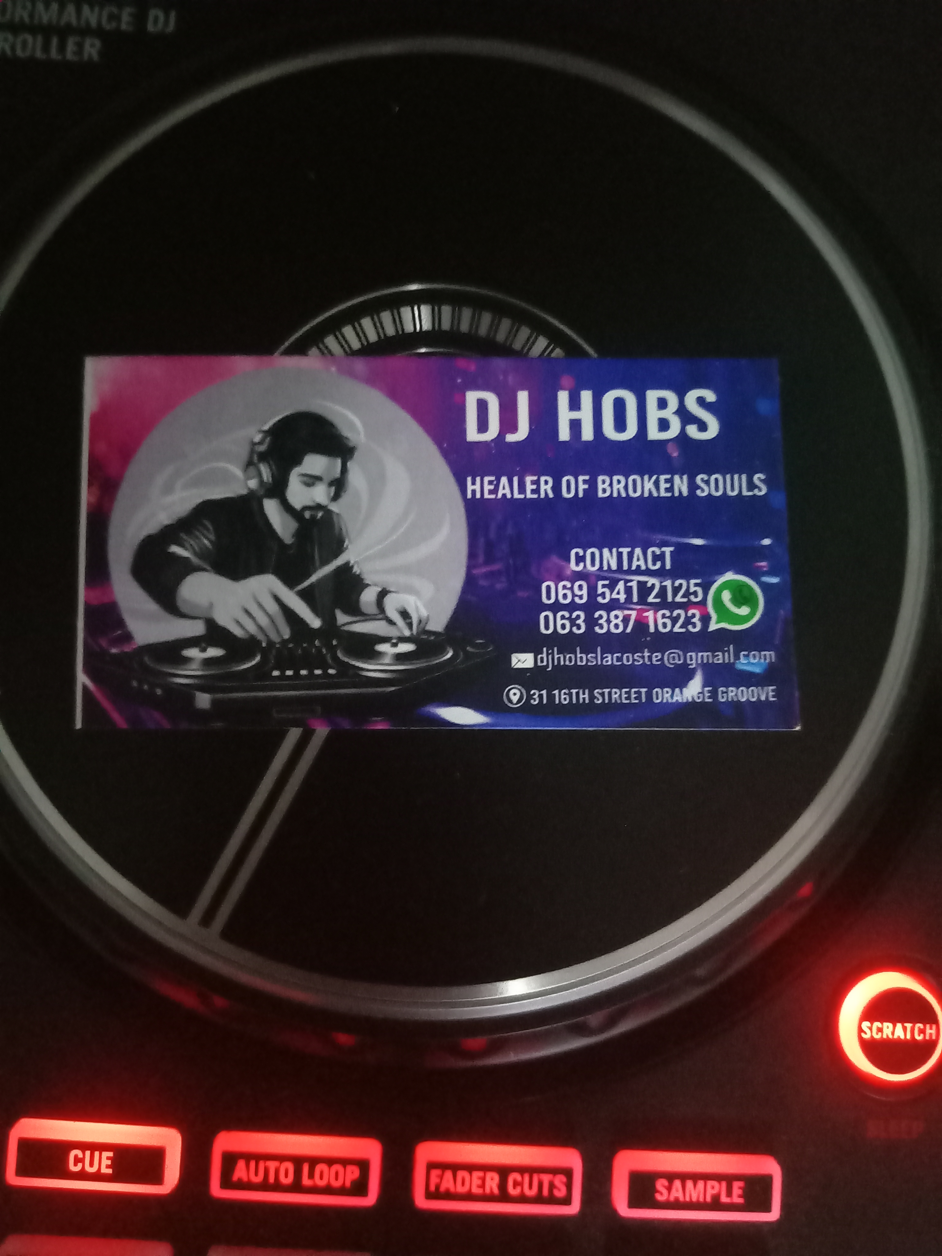 DJ HOBS (Healer Of Broken Souls) 